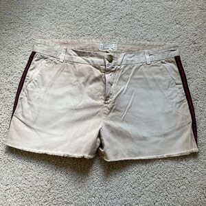 Current Elliott Cut Off Smart Trouser Shorts with Side Stripe Size 31
